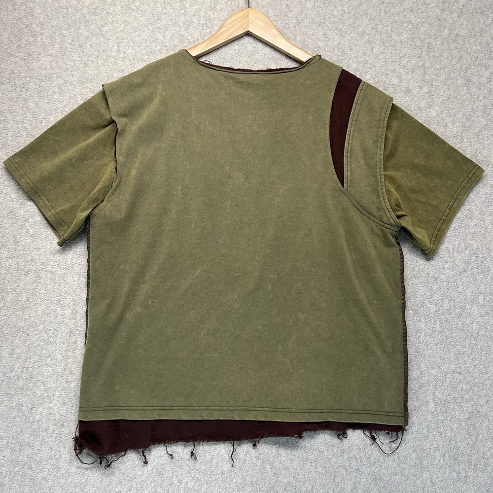 Ranger Cartel Layered Graphic T Shirt Mens Medium Distressed Avant Garde - Picture 10 of 11